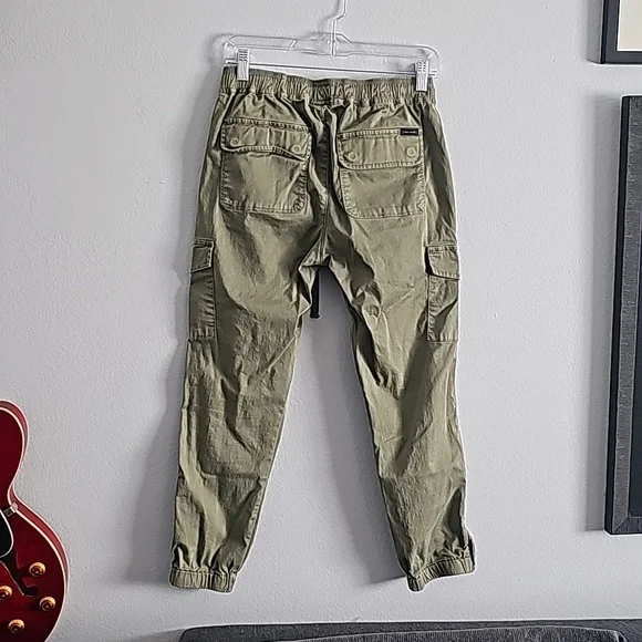 Sanctuary Standard Surplus Jogger Cotton Pants Army Green Size Small - Picture 5 of 6